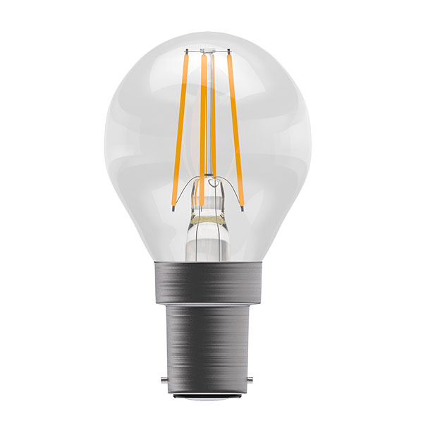 60829 - LED 3.3W Clear Filament Round - SBC - 2700K